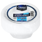 Choice 5oz Plastic Bowls 50's