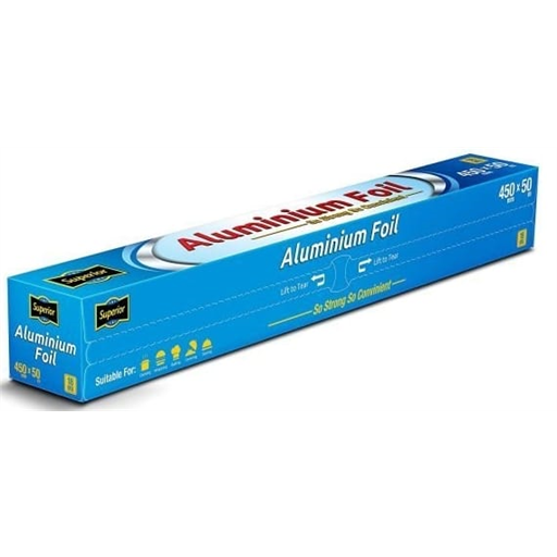 Superior Aluminium Foil Roll 450mm x 50m