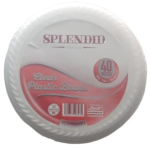 Splendid 5oz Clear Plastic Bowls 40's