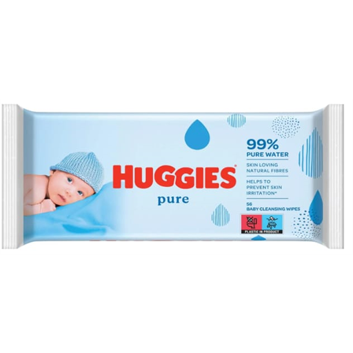Huggies Pure Wipe 56's