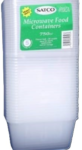 Satco Plastic Containers 750cc x25's