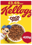 Kelloggs Coco Pops 420g PM £3.69