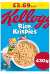 Kelloggs Rice Krispies 430g PM £3.69