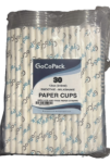 GoCo 12oz Single Wall with Lids & Straws 30's