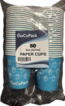 GoCo 8oz Single Wall Paper Cups 50's