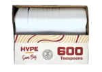 Hype Reusable Plastic Teaspoons 600's