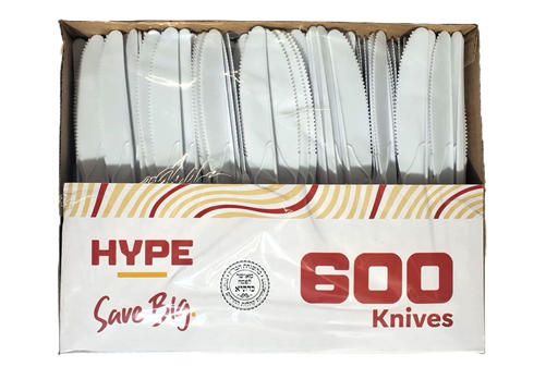 Hype Reusable Plastic Knives 600's