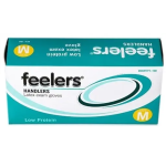 Feelers Latex Gloves Medium 100's