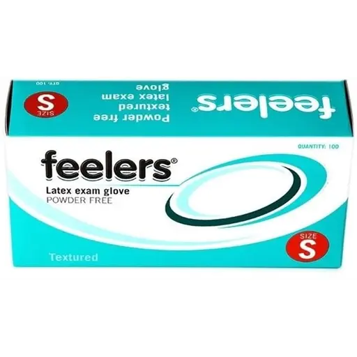 Feelers Latex Gloves SMALL 100's