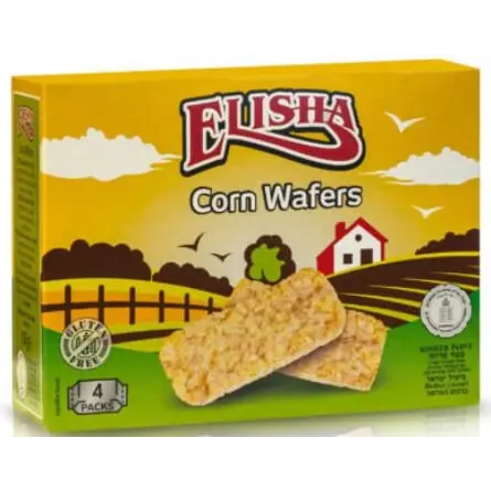Elisha Corn Wafers 130gr 4's