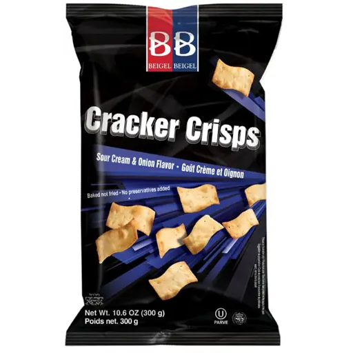 B/B Crackers Sour Cream Onion 300gr